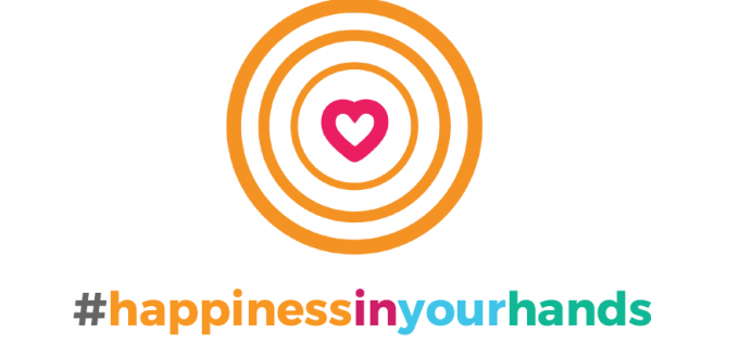 happiness in your hands
