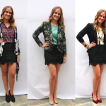 Lace skirt worn three ways by stylist Alison Deyette Lace skirt worn three ways by stylist Alison Deyette