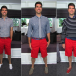 Stylist Alison Deyette with Brian Patrick Flynn shorts Stylist Alison Deyette with Brian Patrick Flynn shorts
